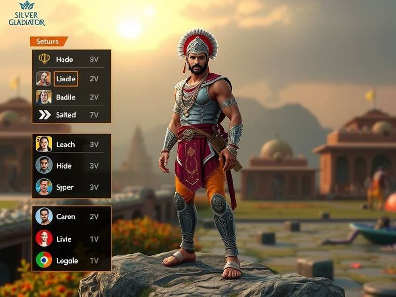 Silver Saffron Gladiator gameplay screenshot